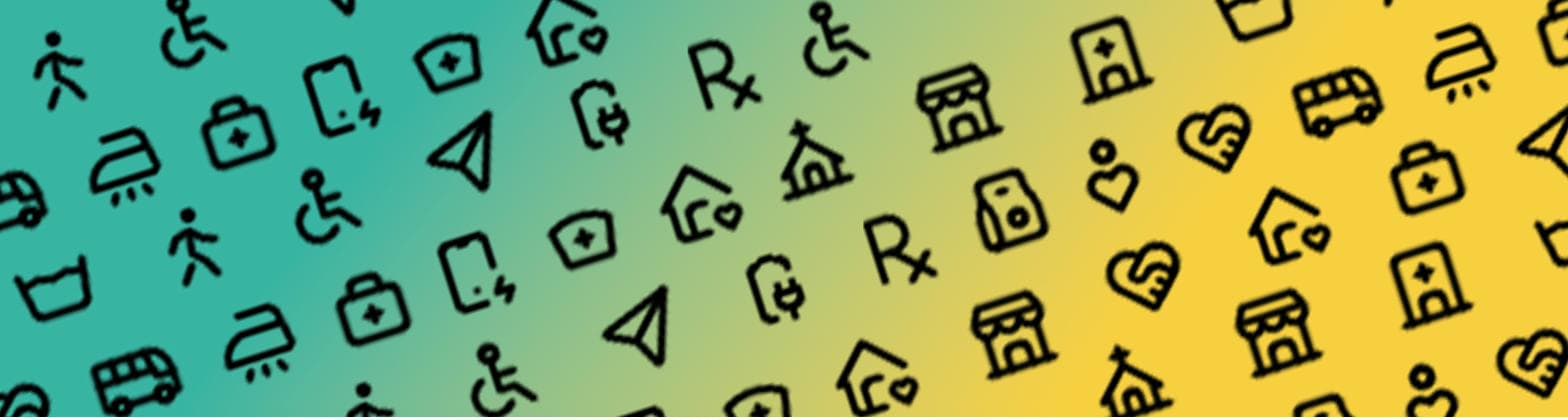 Caregiver with senior client